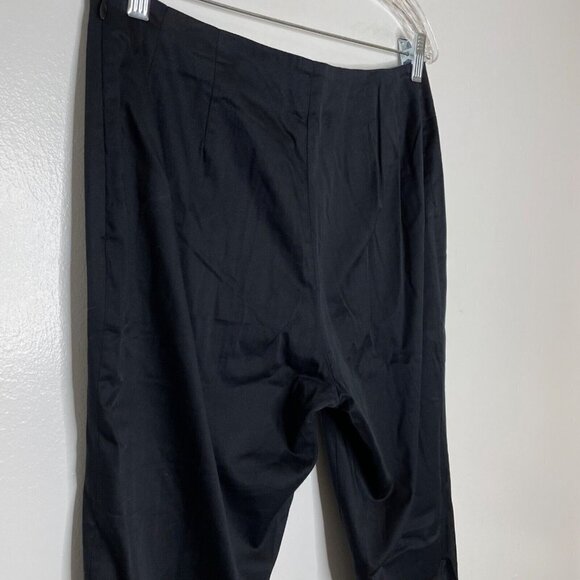 Soft Surroundings Black Ankle Zipper Pants Size 10 Women’s - Picture 7 of 8